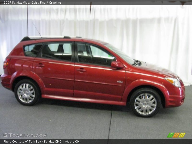 Salsa Red / Graphite 2007 Pontiac Vibe