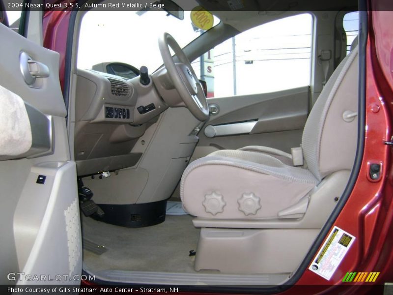Autumn Red Metallic / Beige 2004 Nissan Quest 3.5 S