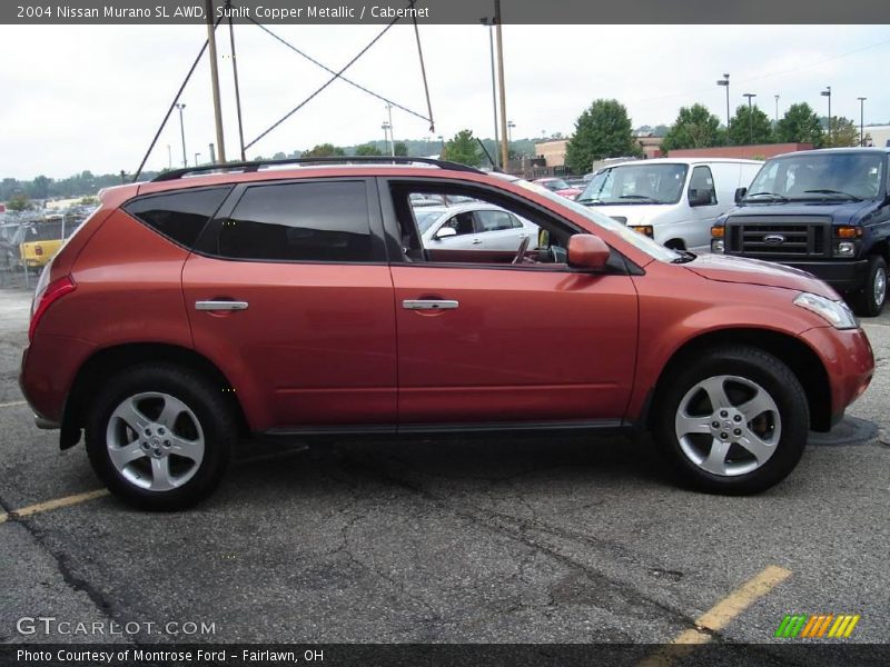 Sunlit Copper Metallic / Cabernet 2004 Nissan Murano SL AWD