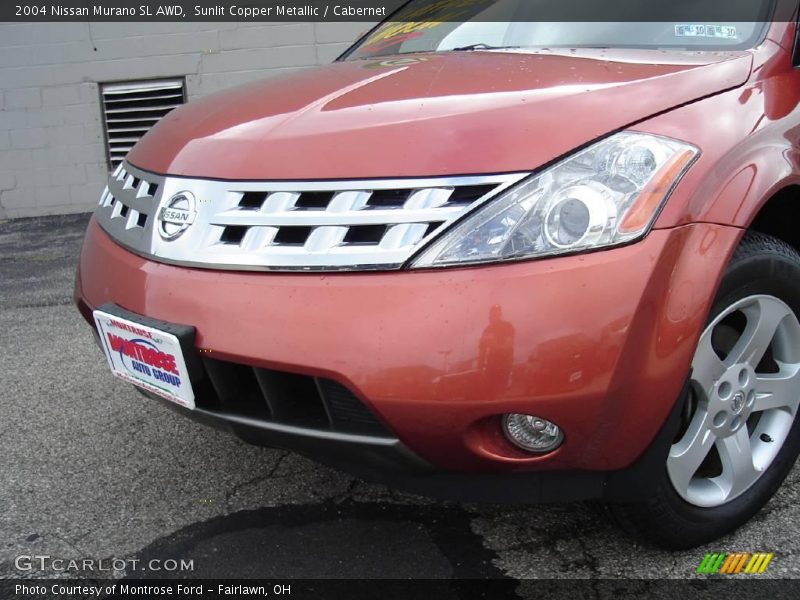 Sunlit Copper Metallic / Cabernet 2004 Nissan Murano SL AWD