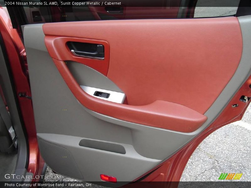 Sunlit Copper Metallic / Cabernet 2004 Nissan Murano SL AWD