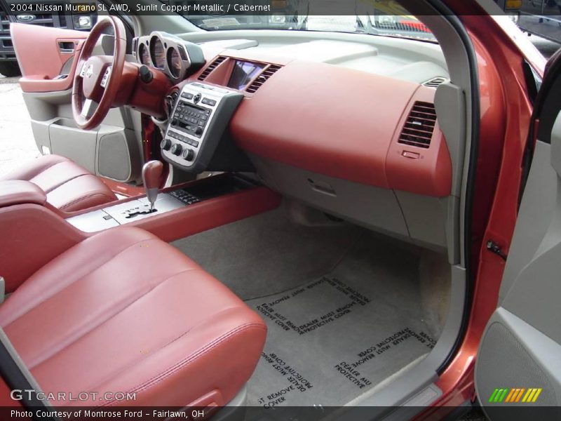Sunlit Copper Metallic / Cabernet 2004 Nissan Murano SL AWD