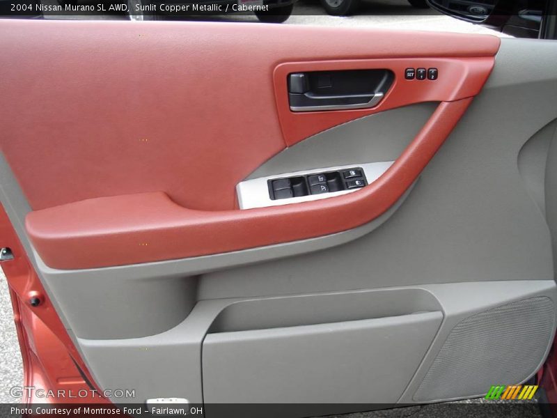 Sunlit Copper Metallic / Cabernet 2004 Nissan Murano SL AWD
