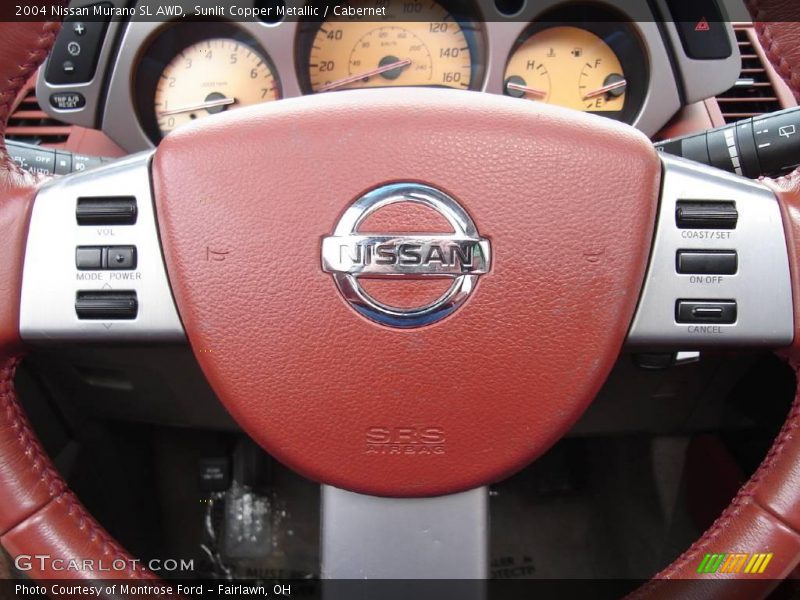 Sunlit Copper Metallic / Cabernet 2004 Nissan Murano SL AWD