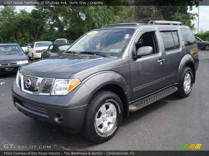 Storm Gray / Graphite 2007 Nissan Pathfinder SE Off-Road 4x4