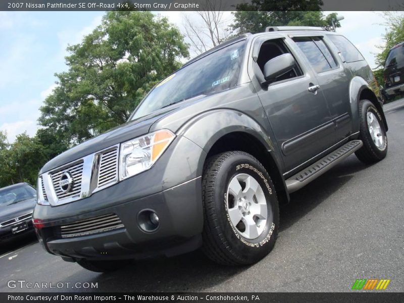 Storm Gray / Graphite 2007 Nissan Pathfinder SE Off-Road 4x4