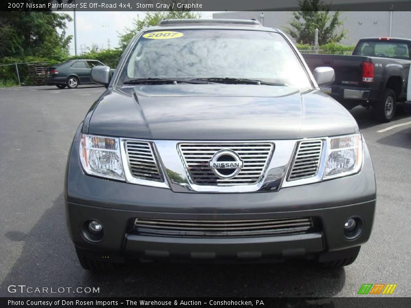 Storm Gray / Graphite 2007 Nissan Pathfinder SE Off-Road 4x4