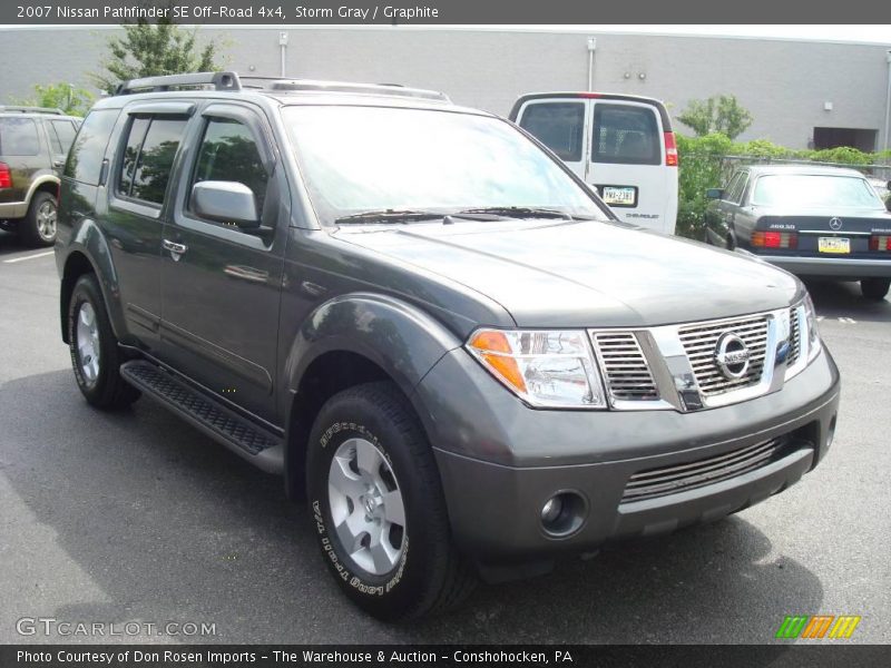 Storm Gray / Graphite 2007 Nissan Pathfinder SE Off-Road 4x4