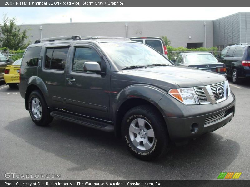 Storm Gray / Graphite 2007 Nissan Pathfinder SE Off-Road 4x4