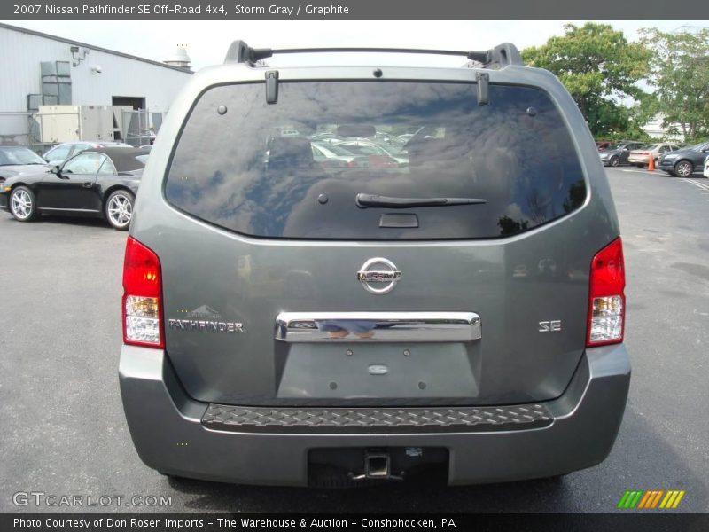 Storm Gray / Graphite 2007 Nissan Pathfinder SE Off-Road 4x4