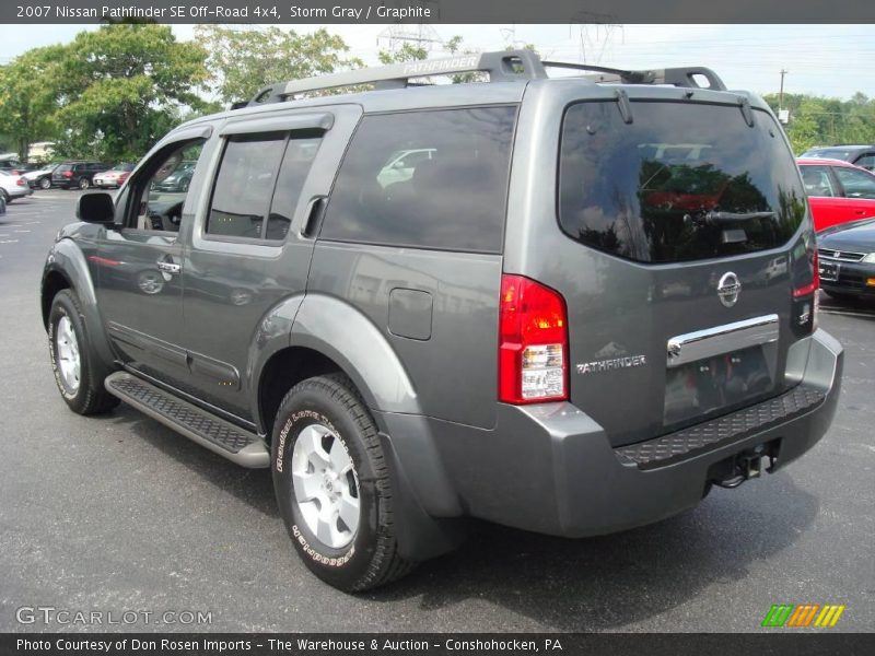 Storm Gray / Graphite 2007 Nissan Pathfinder SE Off-Road 4x4