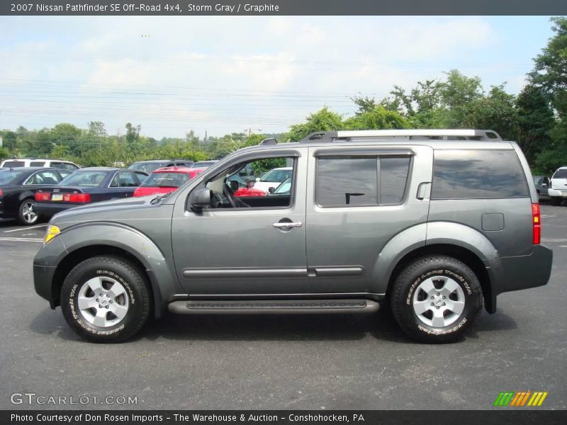 Storm Gray / Graphite 2007 Nissan Pathfinder SE Off-Road 4x4