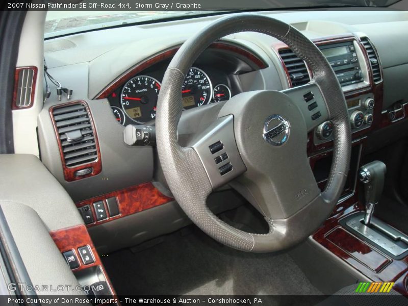 Storm Gray / Graphite 2007 Nissan Pathfinder SE Off-Road 4x4