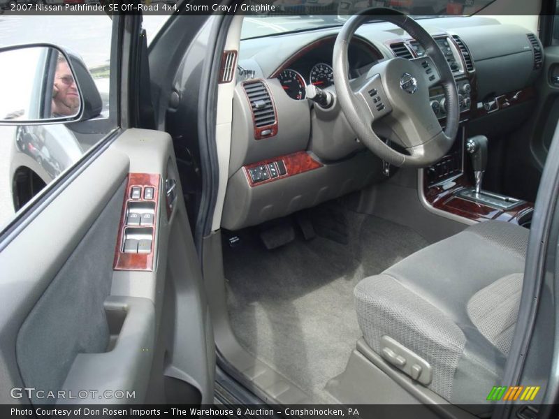 Storm Gray / Graphite 2007 Nissan Pathfinder SE Off-Road 4x4