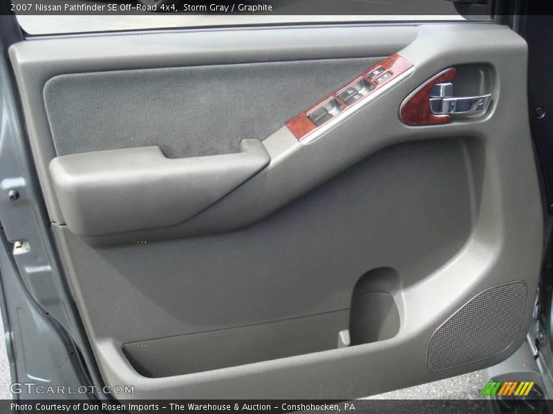 Storm Gray / Graphite 2007 Nissan Pathfinder SE Off-Road 4x4