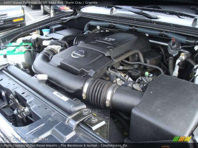 Storm Gray / Graphite 2007 Nissan Pathfinder SE Off-Road 4x4