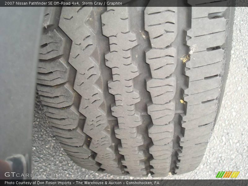 Storm Gray / Graphite 2007 Nissan Pathfinder SE Off-Road 4x4