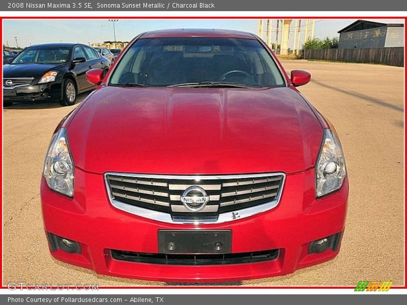Sonoma Sunset Metallic / Charcoal Black 2008 Nissan Maxima 3.5 SE
