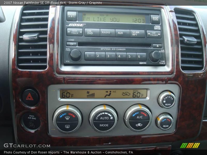 Storm Gray / Graphite 2007 Nissan Pathfinder SE Off-Road 4x4