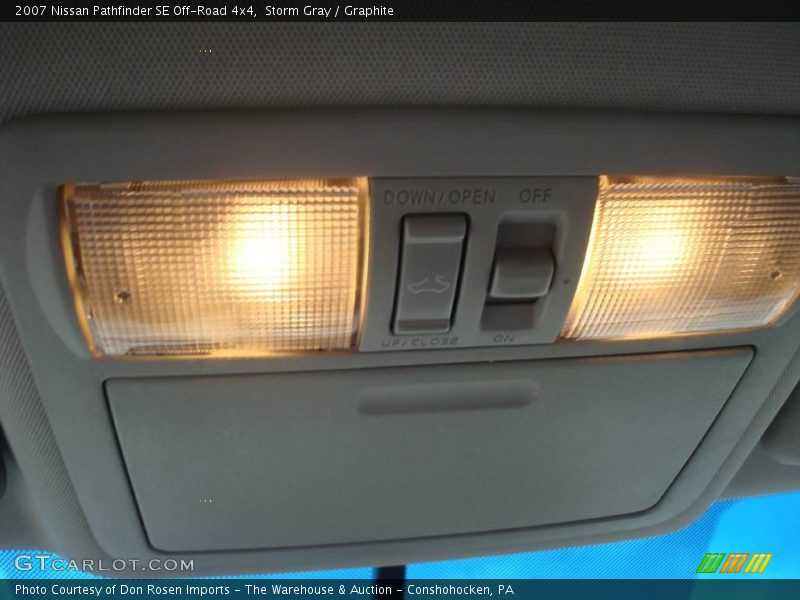 Storm Gray / Graphite 2007 Nissan Pathfinder SE Off-Road 4x4