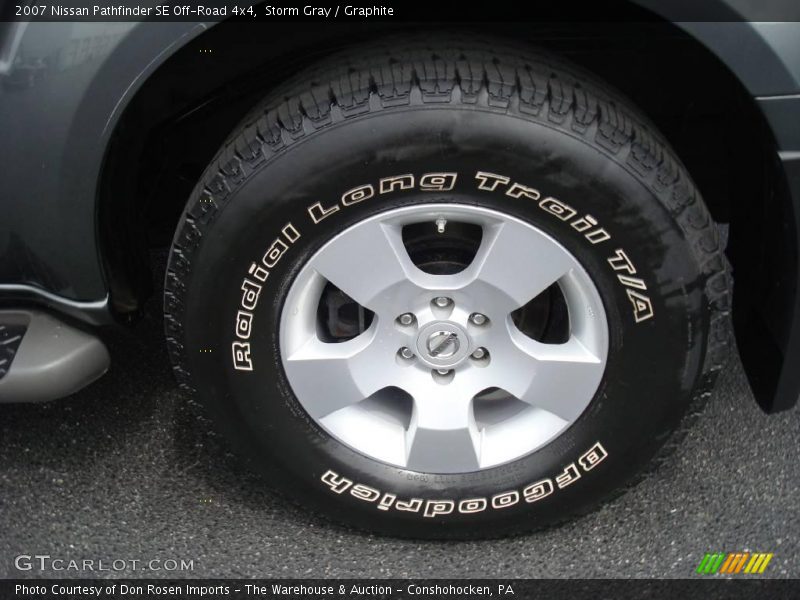Storm Gray / Graphite 2007 Nissan Pathfinder SE Off-Road 4x4