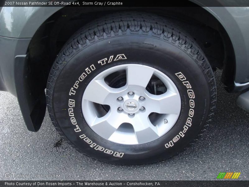 Storm Gray / Graphite 2007 Nissan Pathfinder SE Off-Road 4x4