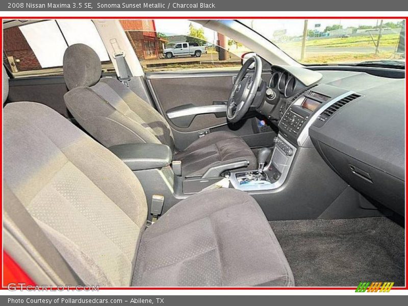 Sonoma Sunset Metallic / Charcoal Black 2008 Nissan Maxima 3.5 SE