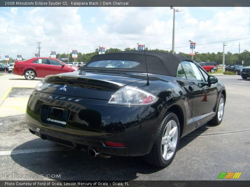 Kalapana Black / Dark Charcoal 2008 Mitsubishi Eclipse Spyder GS