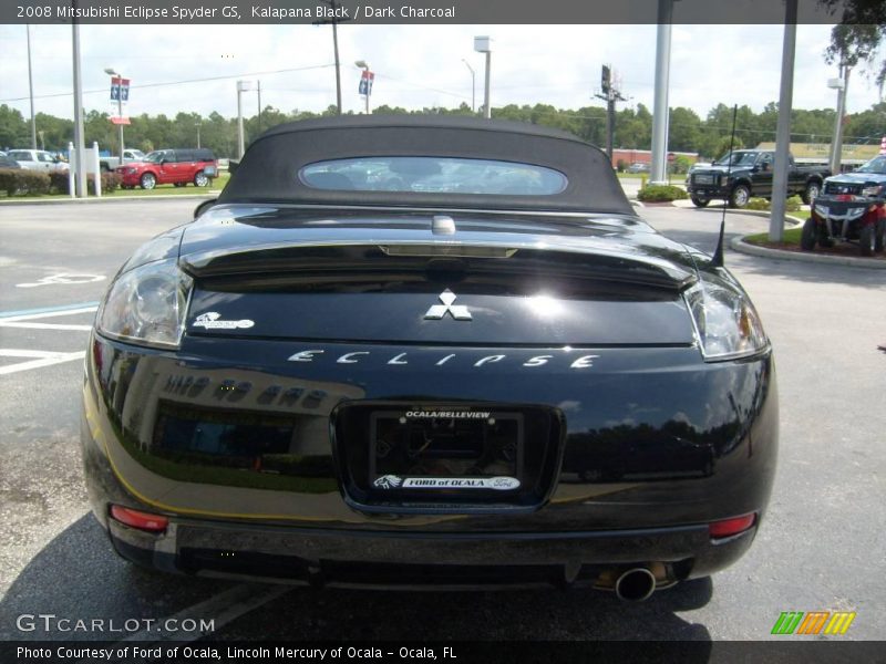 Kalapana Black / Dark Charcoal 2008 Mitsubishi Eclipse Spyder GS