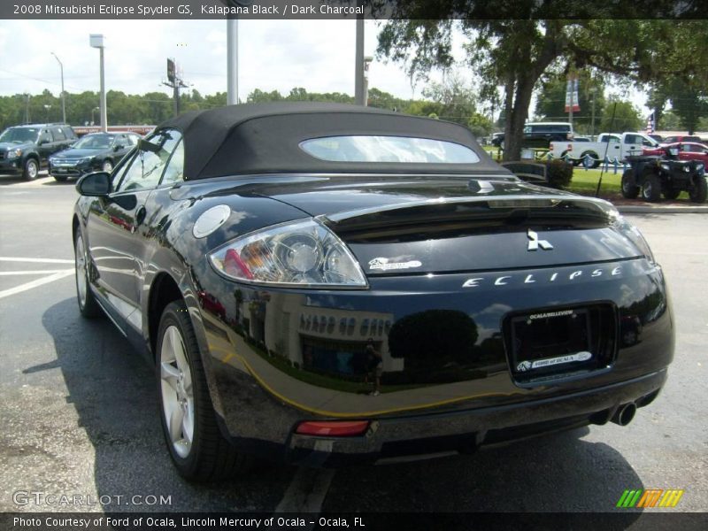 Kalapana Black / Dark Charcoal 2008 Mitsubishi Eclipse Spyder GS