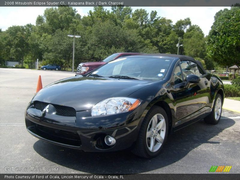 Kalapana Black / Dark Charcoal 2008 Mitsubishi Eclipse Spyder GS