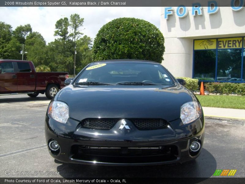 Kalapana Black / Dark Charcoal 2008 Mitsubishi Eclipse Spyder GS