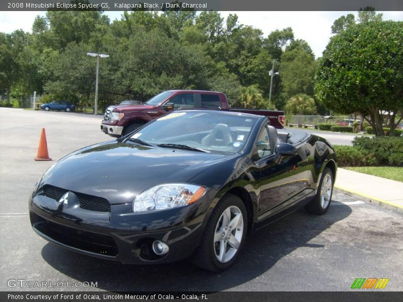 Kalapana Black / Dark Charcoal 2008 Mitsubishi Eclipse Spyder GS