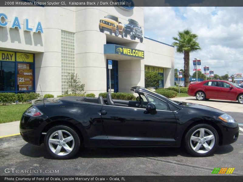 Kalapana Black / Dark Charcoal 2008 Mitsubishi Eclipse Spyder GS