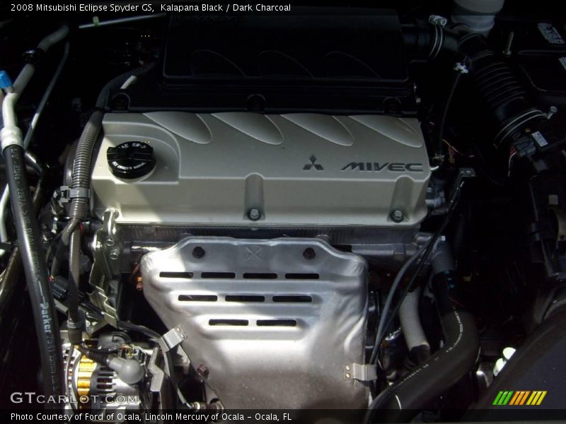 Kalapana Black / Dark Charcoal 2008 Mitsubishi Eclipse Spyder GS