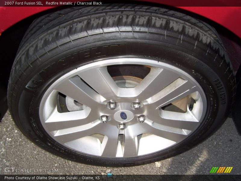 Redfire Metallic / Charcoal Black 2007 Ford Fusion SEL