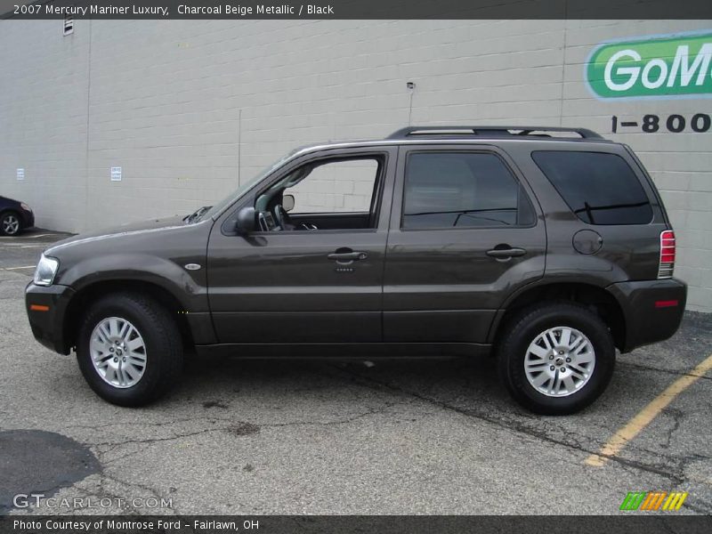 Charcoal Beige Metallic / Black 2007 Mercury Mariner Luxury