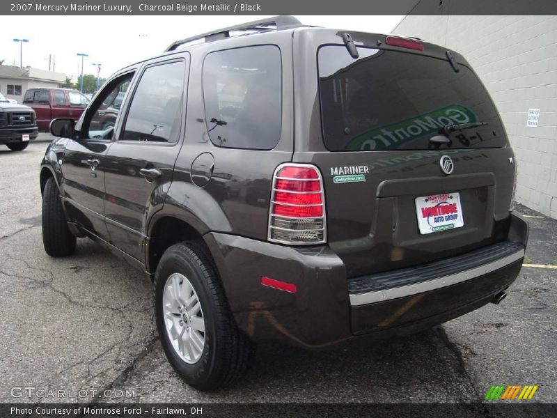 Charcoal Beige Metallic / Black 2007 Mercury Mariner Luxury