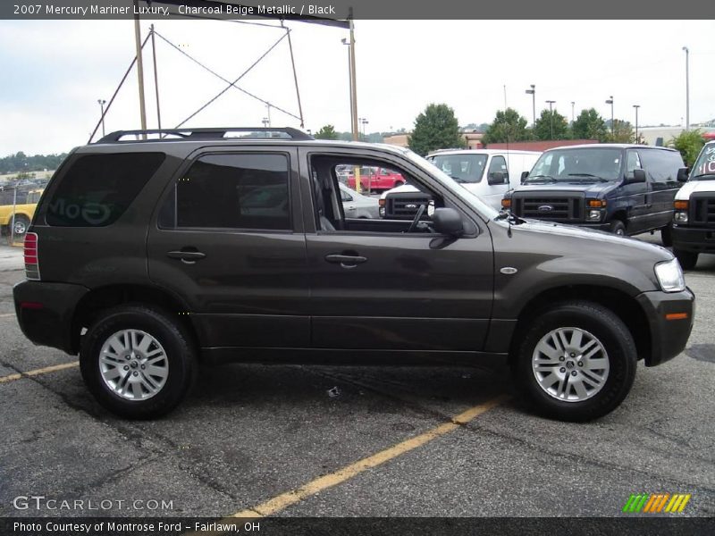 Charcoal Beige Metallic / Black 2007 Mercury Mariner Luxury
