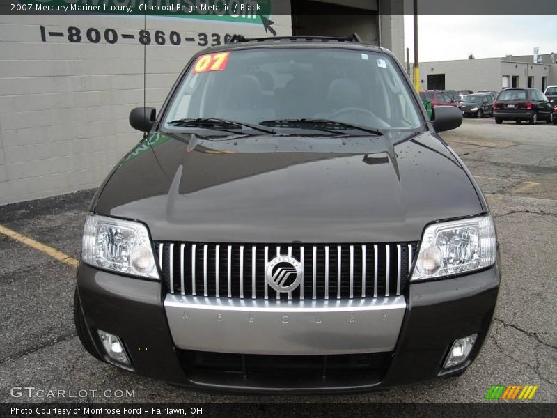 Charcoal Beige Metallic / Black 2007 Mercury Mariner Luxury