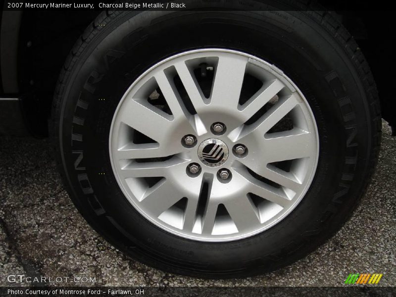 Charcoal Beige Metallic / Black 2007 Mercury Mariner Luxury
