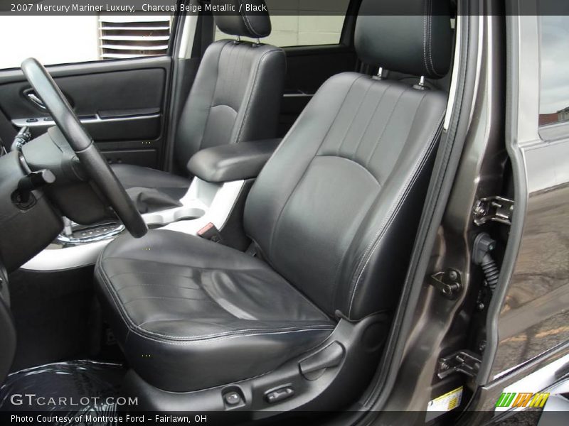 Charcoal Beige Metallic / Black 2007 Mercury Mariner Luxury