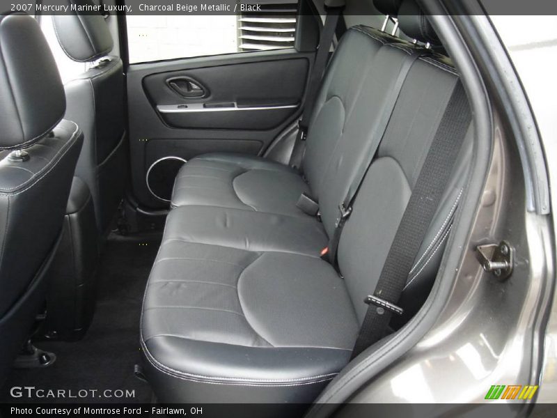 Charcoal Beige Metallic / Black 2007 Mercury Mariner Luxury