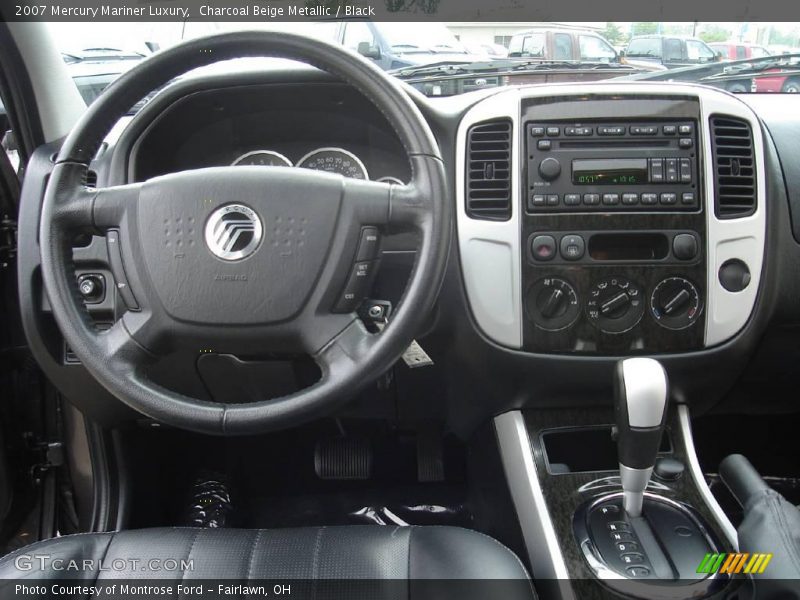 Charcoal Beige Metallic / Black 2007 Mercury Mariner Luxury