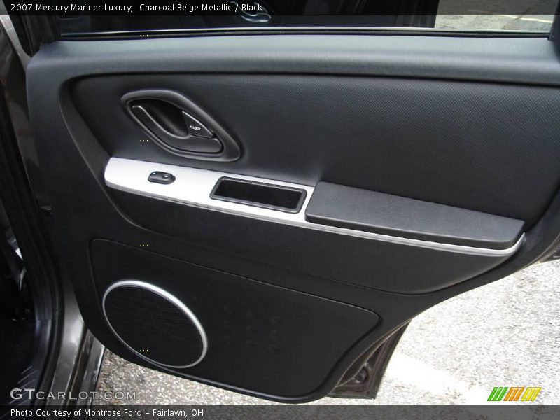 Charcoal Beige Metallic / Black 2007 Mercury Mariner Luxury