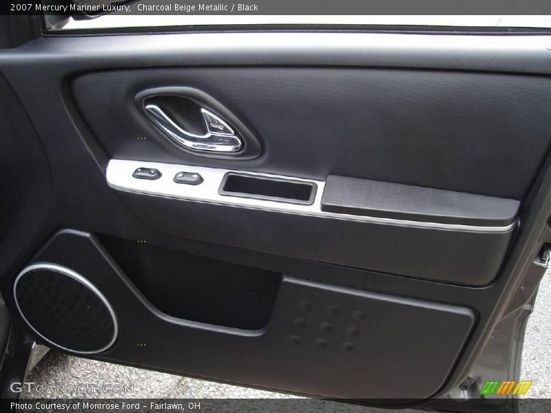 Charcoal Beige Metallic / Black 2007 Mercury Mariner Luxury