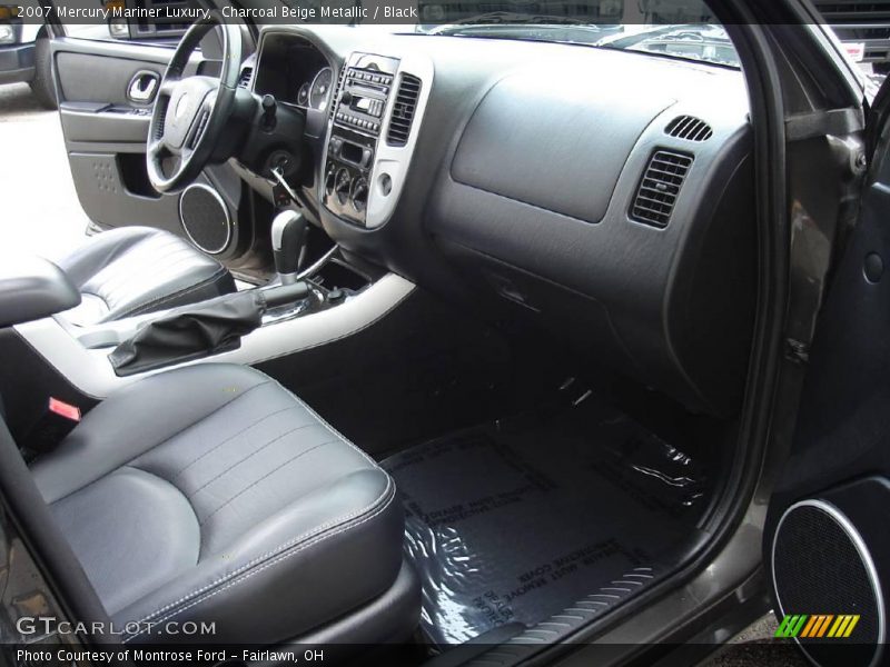 Charcoal Beige Metallic / Black 2007 Mercury Mariner Luxury