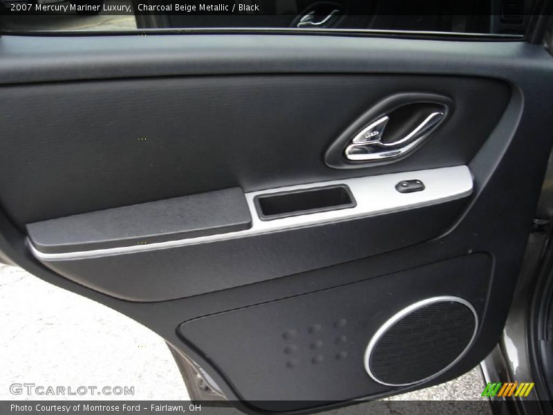 Charcoal Beige Metallic / Black 2007 Mercury Mariner Luxury