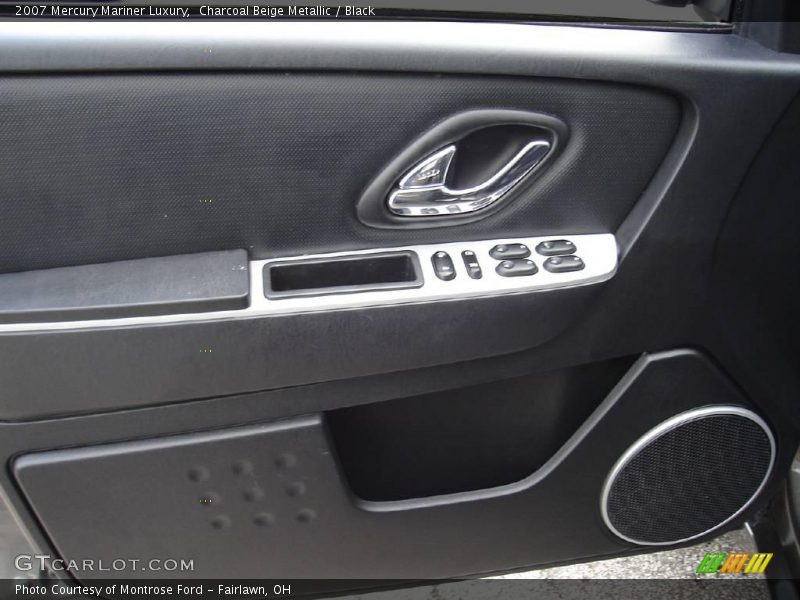 Charcoal Beige Metallic / Black 2007 Mercury Mariner Luxury