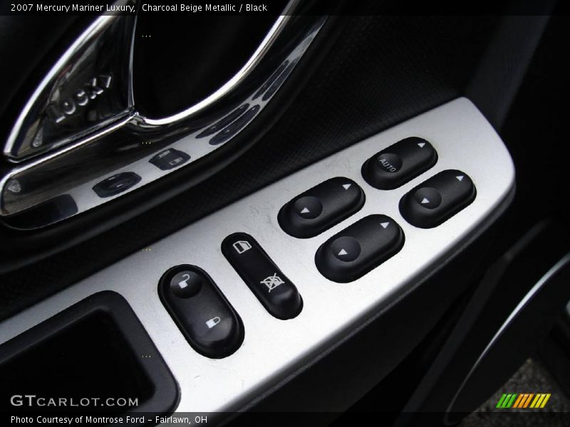 Charcoal Beige Metallic / Black 2007 Mercury Mariner Luxury